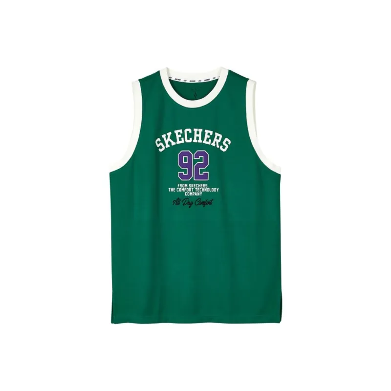 Skechers SS24 Tank Tops Unisex Bear Grass Green-0