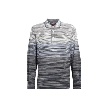 MISSONI Long Sleeved Polo Shirt