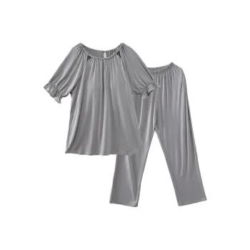 FENTENGCARE Pajama Set Women's Gray