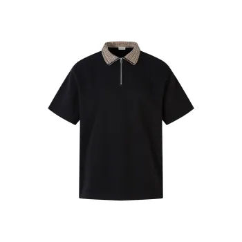 NEVER RULE Polo Shirt Unisex Black