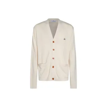 Vivienne Westwood Orb Embroidered Buttoned Cardigan