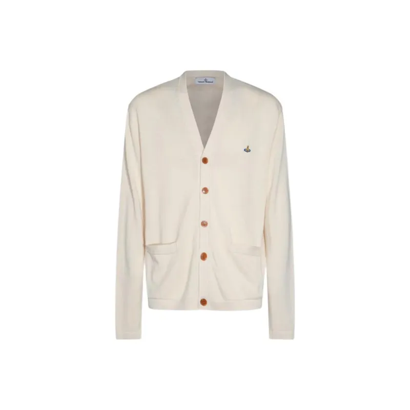 Vivienne Westwood Orb Embroidered Buttoned Cardigan-0