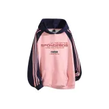 Pink & Navy Blue Sleeves