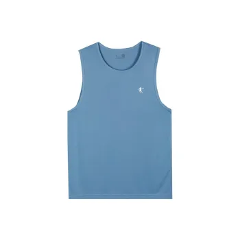 QIAODAN Tank Tops Men's Soft Gray Blue