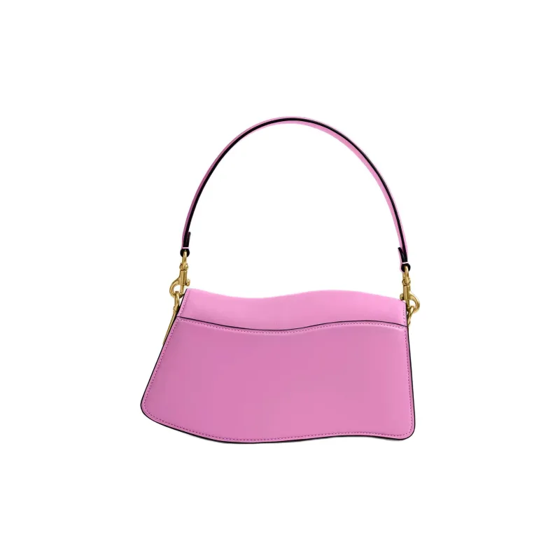 COACH Tabby Glove Tanned Leather One Shoulder Handbag Women's Fuchsia-2