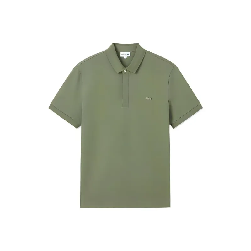 LACOSTE Polo Shirt Men's Khaki Green-0