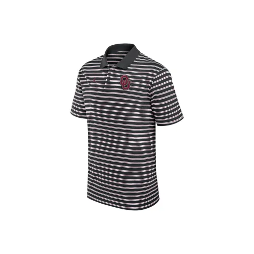NBA Oklahoma Sooners Primelifestyle Victory Striped Men's Nike Dri FIT College Polo