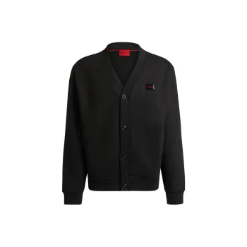 HUGO BOSS Jelly Logo Relaxed fit Cardigan