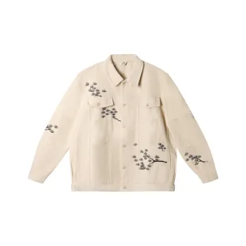 Cheng Jin Yi Bureau Loose Fit Jacket Unisex White