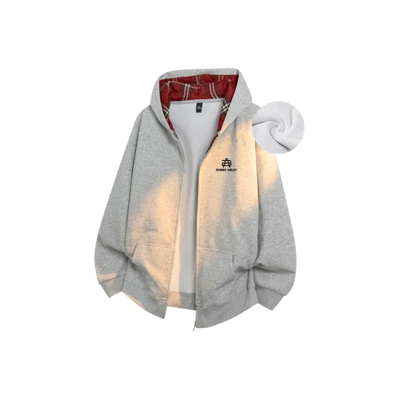 BOBBY ABLEY Sweatshirt Unisex White Heather Gray-43