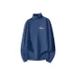 [Thickened and Fleece-Lined]Haze Blue (M02 New Year Snake Chest Logo)