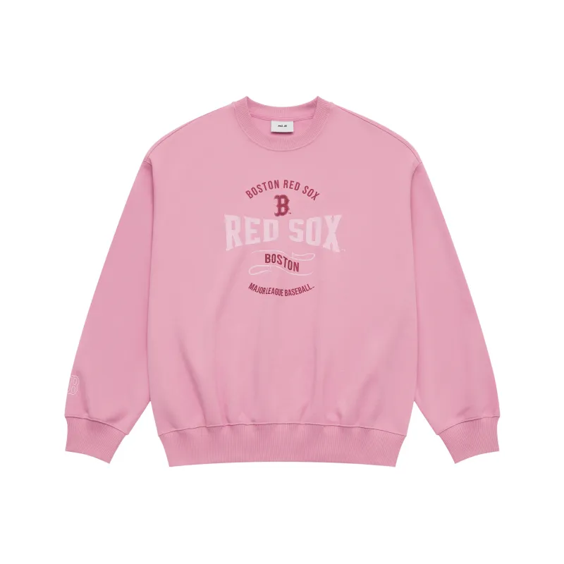 MLB MLB Preppy Style Collection Boston Red Sox SS25 Sweatshirt Unisex Pink-0