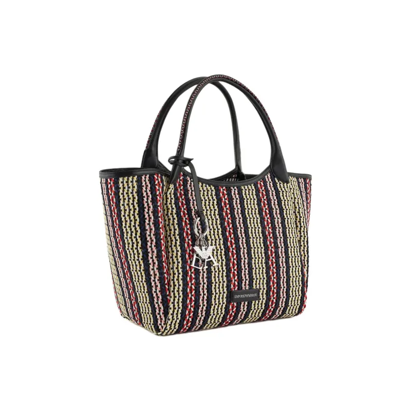 EMPORIO ARMANI Polyester Tote Bag, Shopping Bag, Handbag Women's Two Tone-1