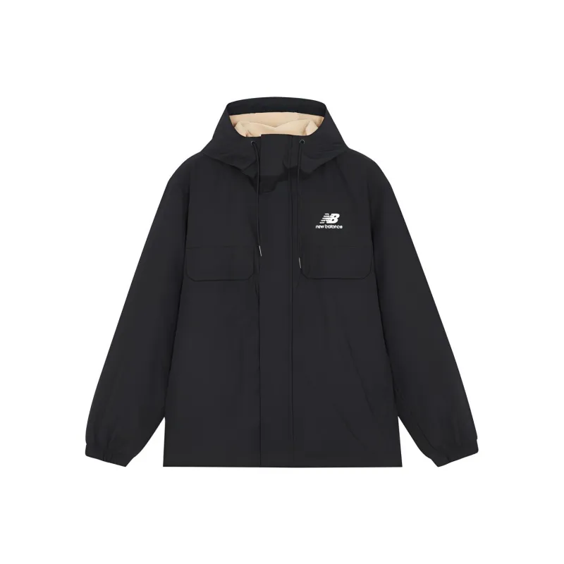 New Balance Jackets Men Black-0