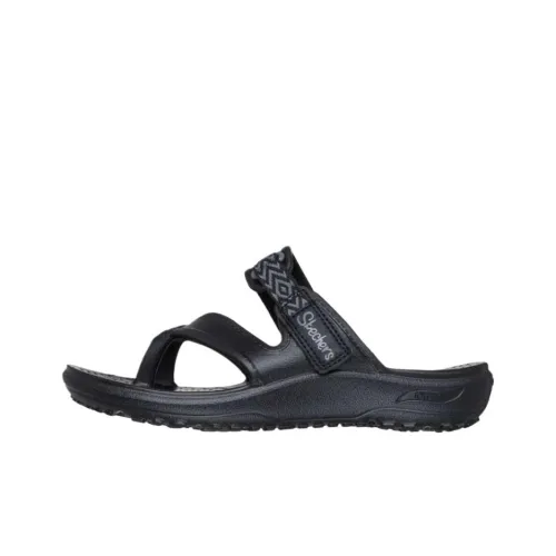 Skechers Abrasion Resistant Slip Resistant Flip Flops Women's Black