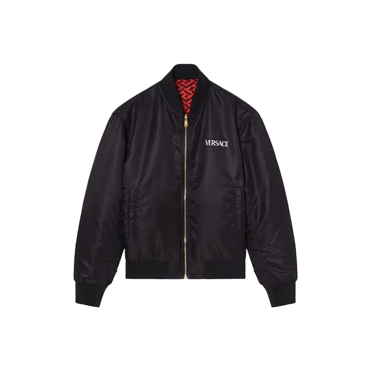 VERSACE Jackets Men Black-0