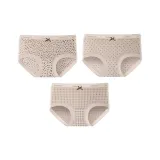 [3 Pack]Leopard Print Coffee+Dot Print+Dashed Grid