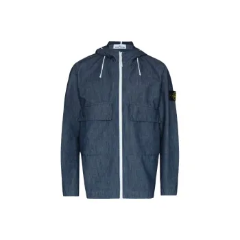 STONE ISLAND Denim Hooded Jacket