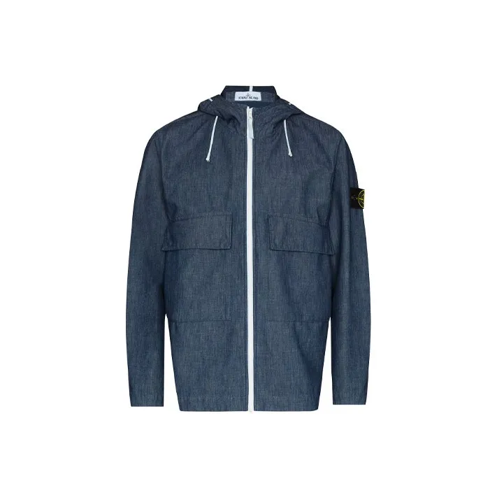 STONE ISLAND Denim Hooded Jacket-0