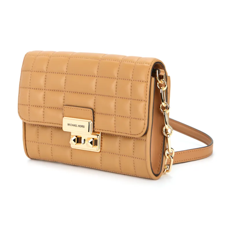 MICHAEL KORS Leather Shoulder Bag Crossbody Bag Large Size Women's Light Roasted Beancurd-1