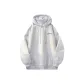 Heather Gray with Black Text Embroidery-Fleece-Lined