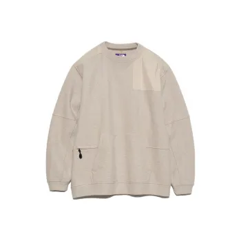 Nanamica x THE NORTH FACE PURPLE LABEL FW23 Sweater Men's Light Beige