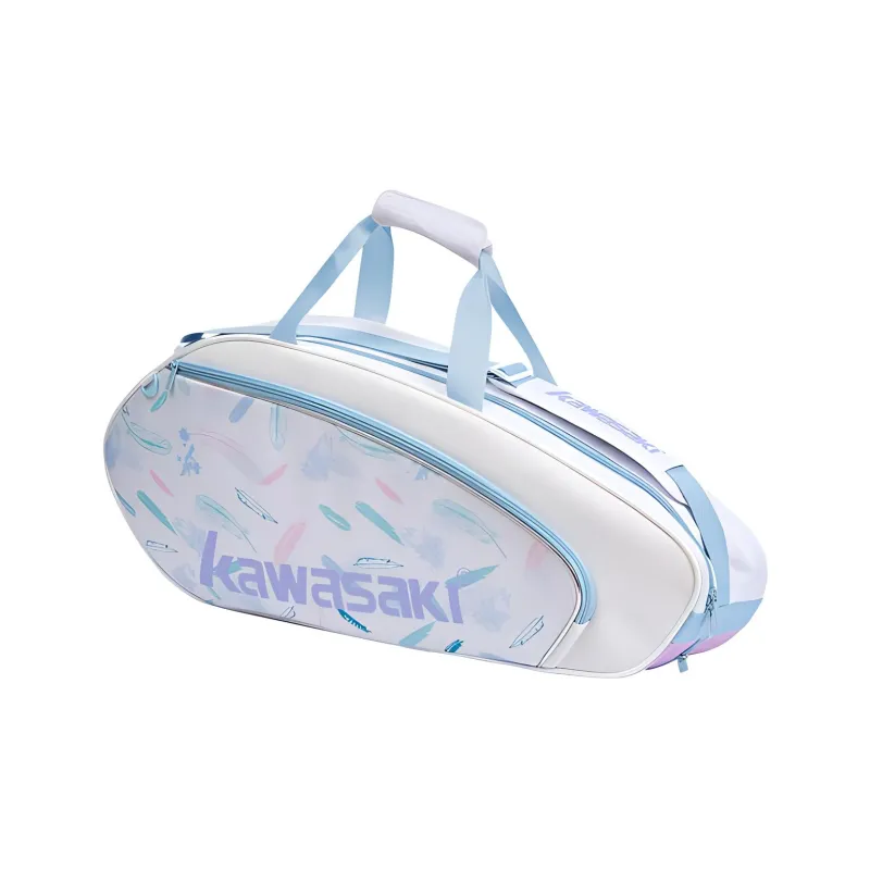 Kawasaki Badminton Racket Bags 3 Pack Preppy Style Shoulder Bag Unisex Independent Shoe Compartment-3