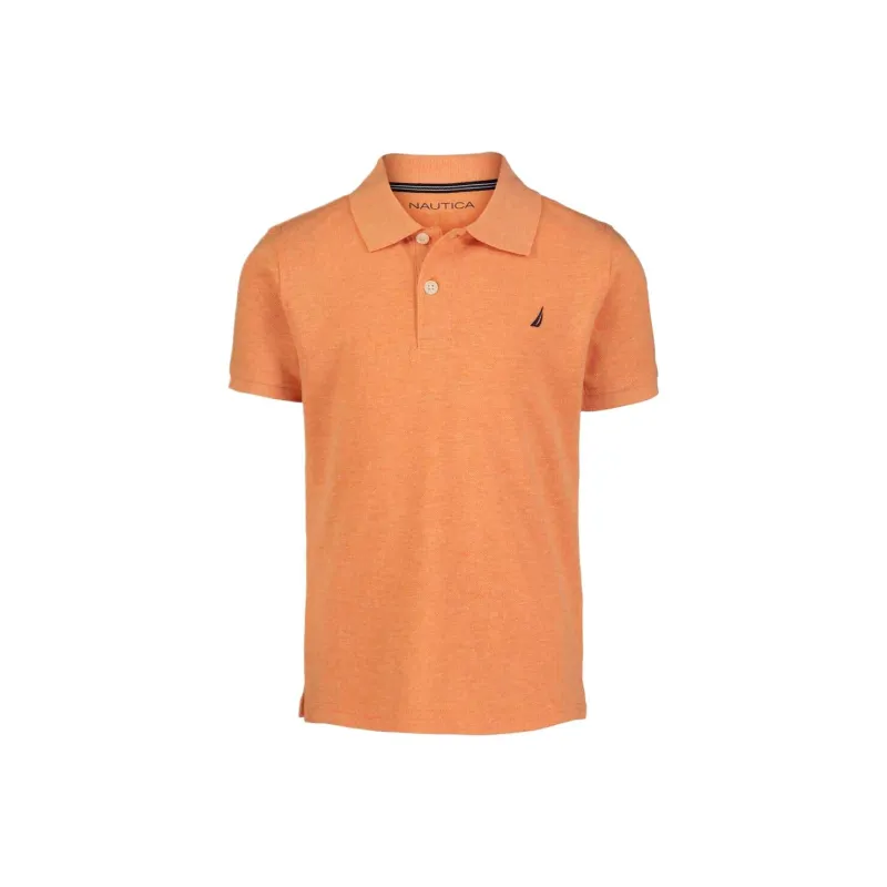 NAUTICA Polo Shirt Unisex Orange Sunset-0