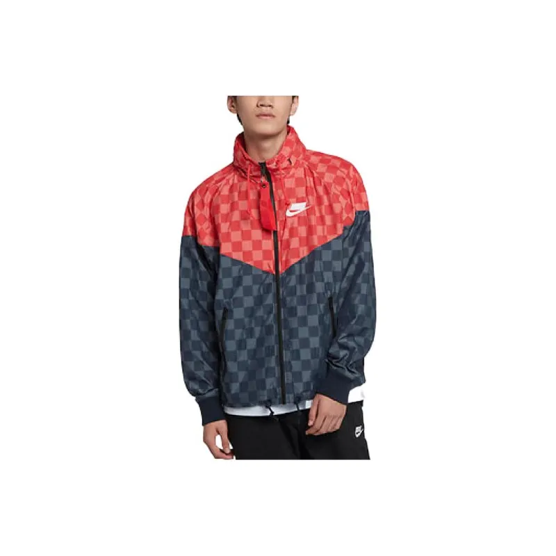 Nike Jackets Men Black Red-0