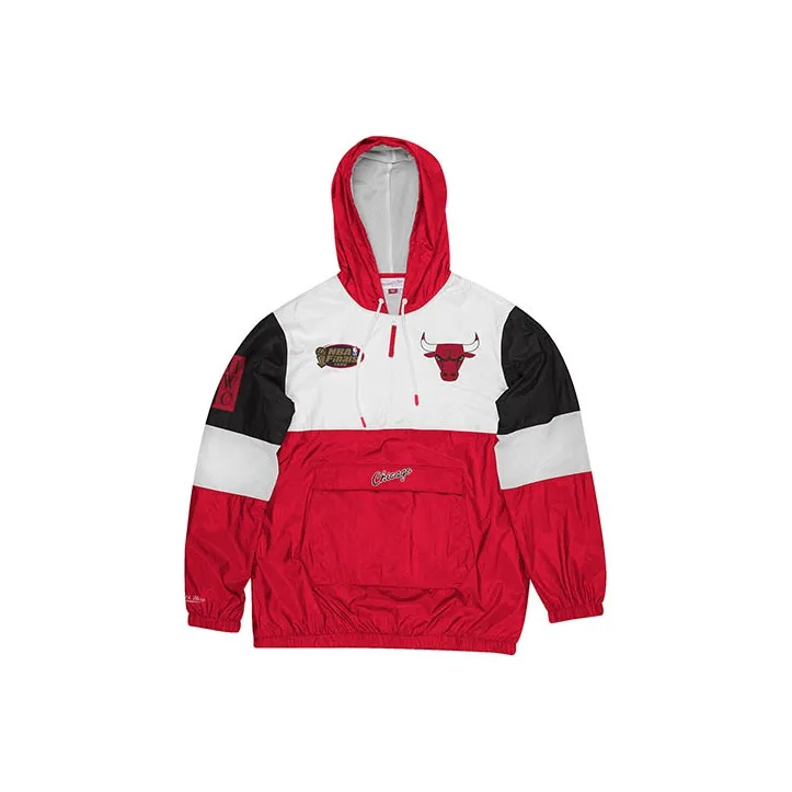 Mitchell Ness Jackets Men Red White-0