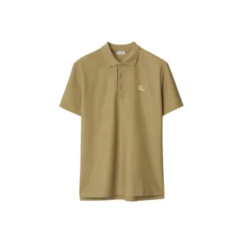 Burberry SS24 Polo Shirt Men's Turquoise