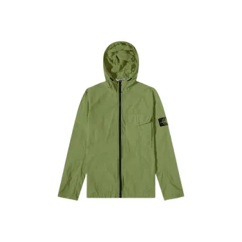 STONE ISLAND Jackets Men Olive Green
