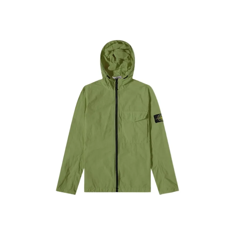 STONE ISLAND Jackets Men Olive Green-0