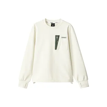 Skechers Sports Life Collection Sweatshirt Unisex Cream Beige White
