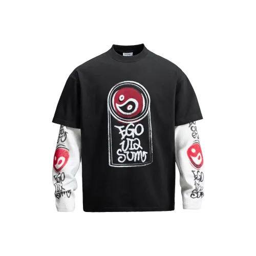 Eusoueu Sweatshirt Unisex Black
