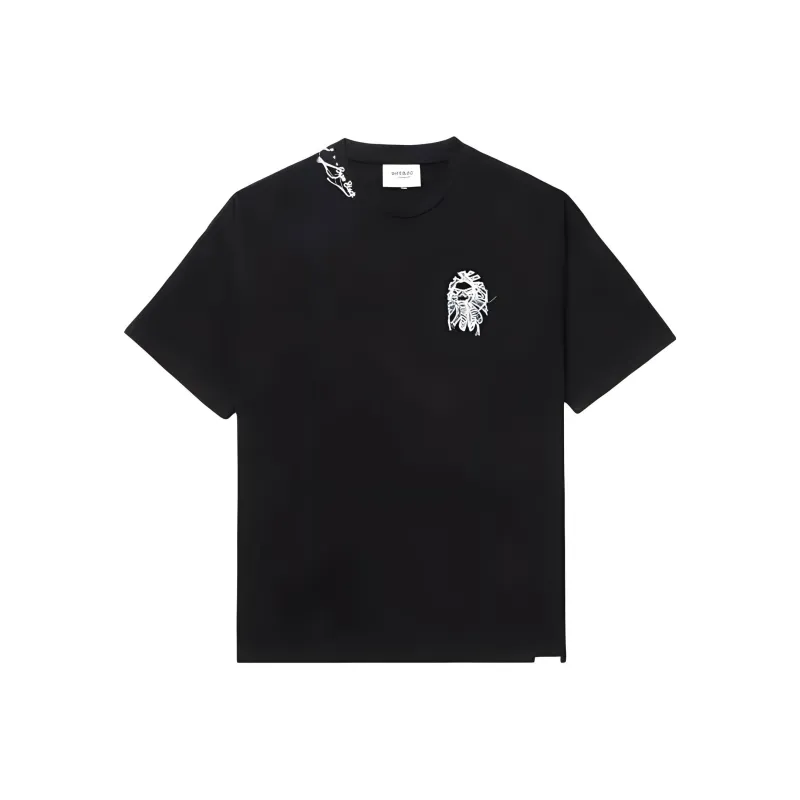 BAPE BLACK Paisley Ape Head Pocket Tee-2