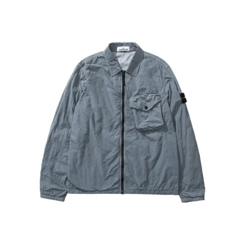 STONE ISLAND FW21 Jackets & Coats Men's Haze Blue