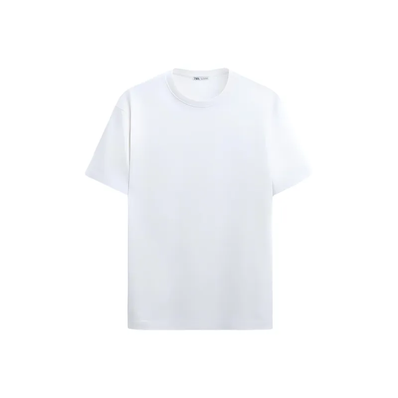 ZARA T Shirts Men White-0