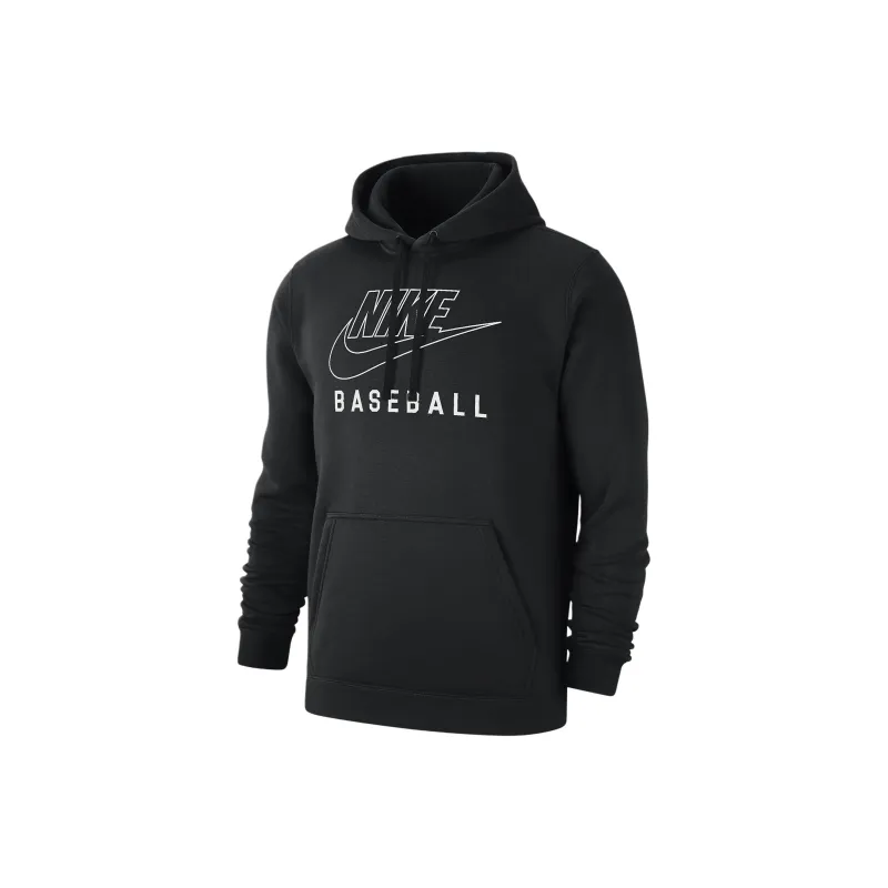 Nike Swoosh Club Fleece Men's Baseball Pullover Hoodie-0