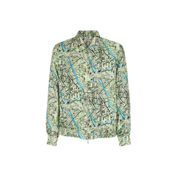 FENDI Map Reversible Shirt Jacket