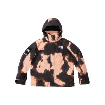 Supreme The North Face Bleached Denim Print Mountain Jacket