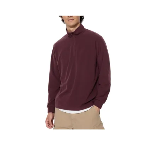 UNIQLO Sweatshirt Unisex Burgundy