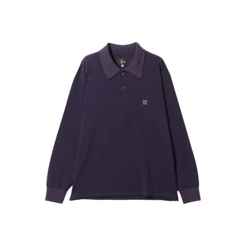 Needles FW24 Polo Shirt Unisex Purple