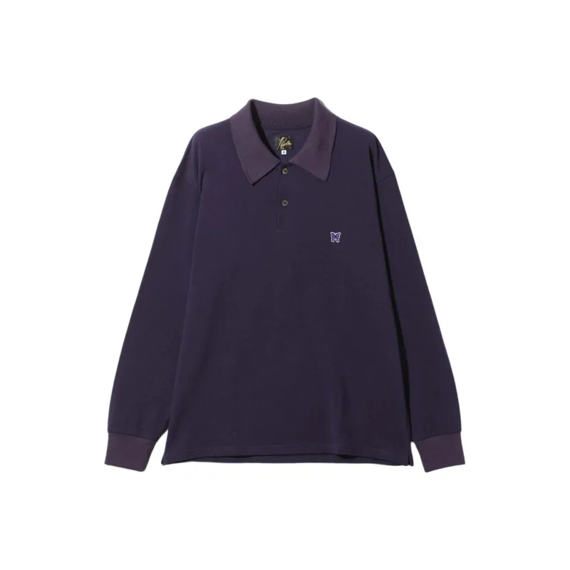 Needles FW24 Polo Shirt Unisex Purple-0