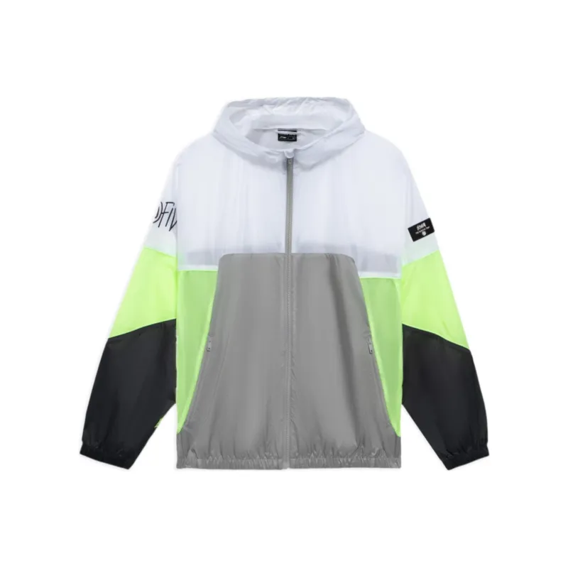 LiNing Badfive Jacket Men's White Gray-0