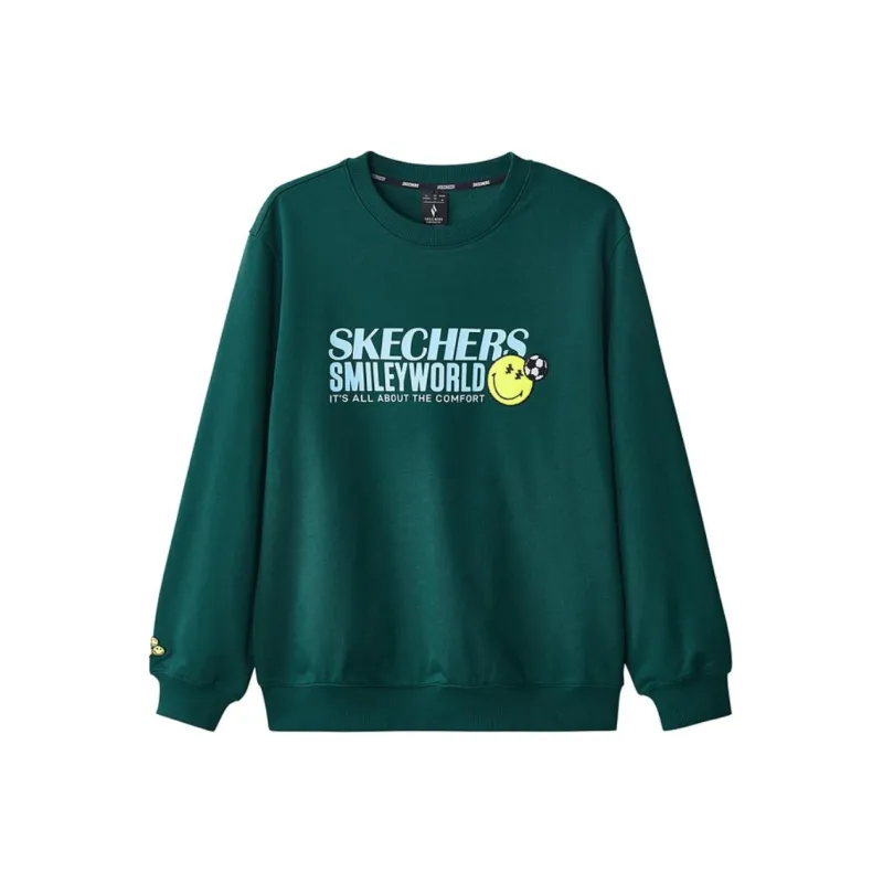 Skechers Sports Life Collection Sweatshirt Men's Yellow Pine Green-0
