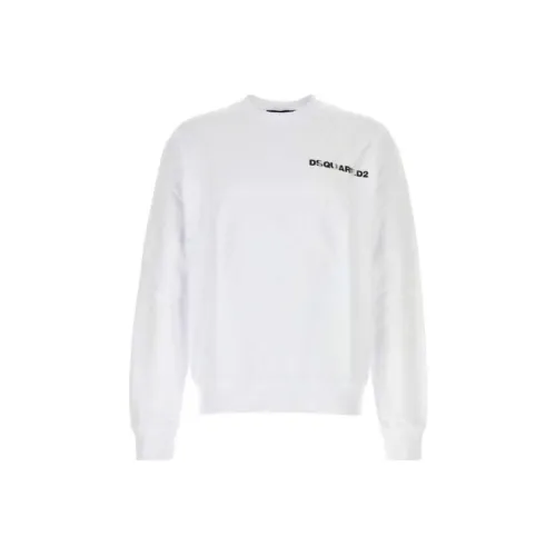 DSQUARED 2 Printed Scratch Cool Fit Crewneck Sweatshirt