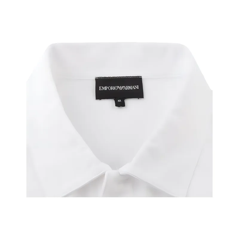 EMPORIO ARMANI SS24 Polo Shirt Men's White-3