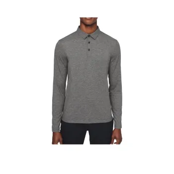Lululemon Evolution Polo Shirt Men's Black Gray