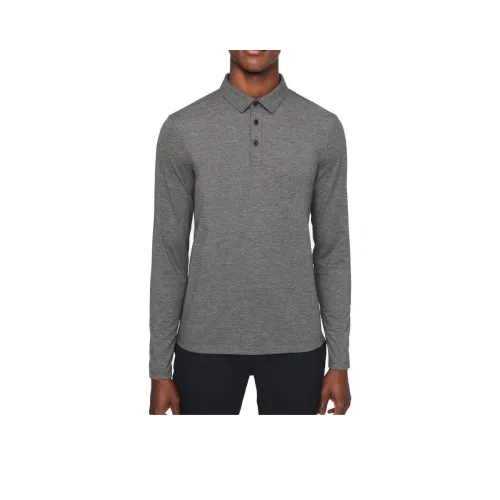 Lululemon Evolution Polo Shirt Men's Black Gray